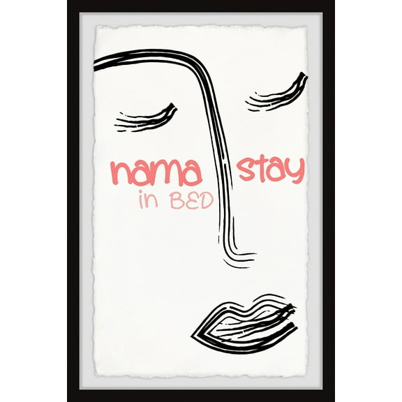 Marmont Hill Namastay in Bed VI Framed Wall Art