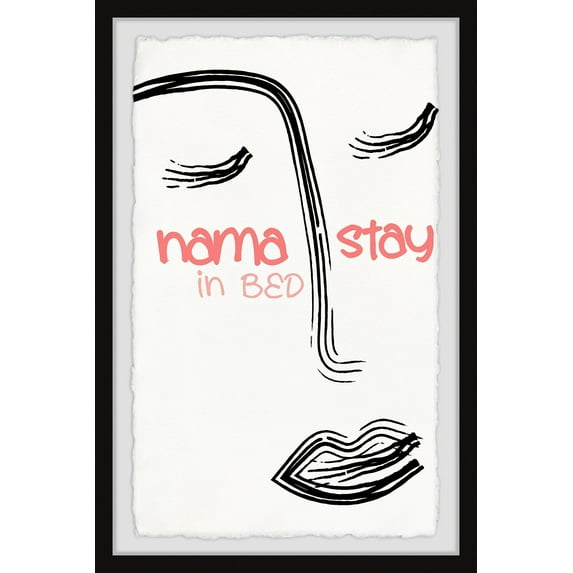 Marmont Hill Namastay in Bed VI Framed Wall Art
