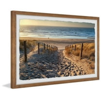 Marmont Hill Narrow Hill to the Sea Framed Wall Art