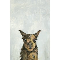Marmont Hill Naughty Llama II Canvas Wall Art