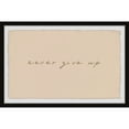 thumbnail image 1 of Marmont Hill Never Give Up II Framed Painting Print, 1 of 6