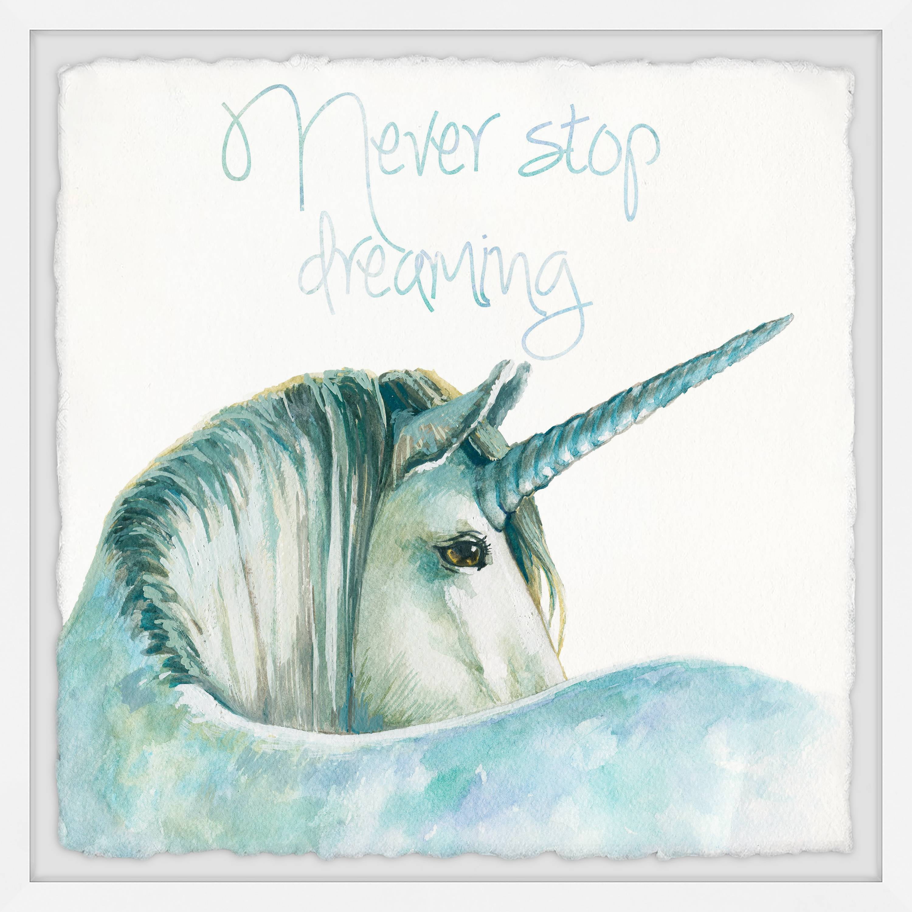 Marmont Hill Never Stop Dreaming V Framed Wall Art, 18.00" x 1.50"