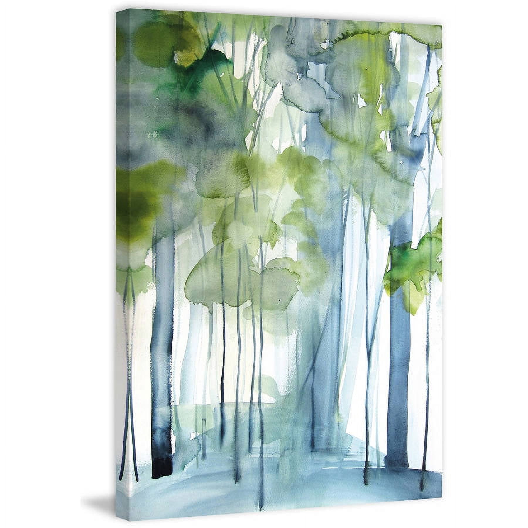 Marmont Hill "New Growth" by Christine Lindstrom Painting Print on Wrapped Canvas