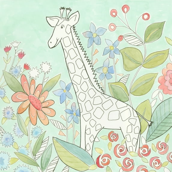 Marmont Hill Nick’s Animal Garden III Canvas Wall Art