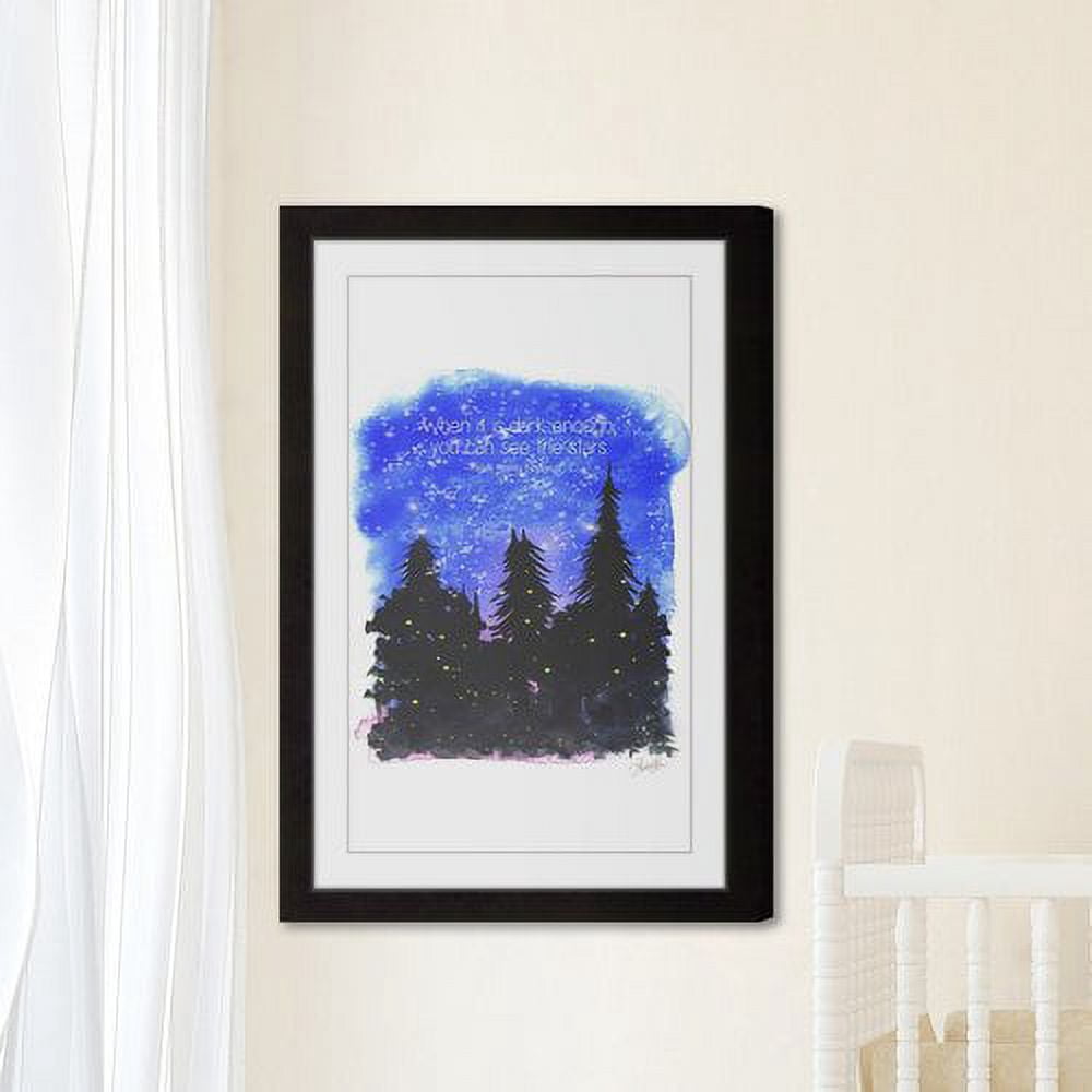 Marmont Hill "Night in the Woods" by Phyllis Harris Framed Painting Print