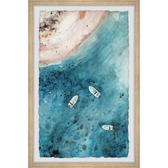 Marmont Hill Ocean Boats Framed Wall Art