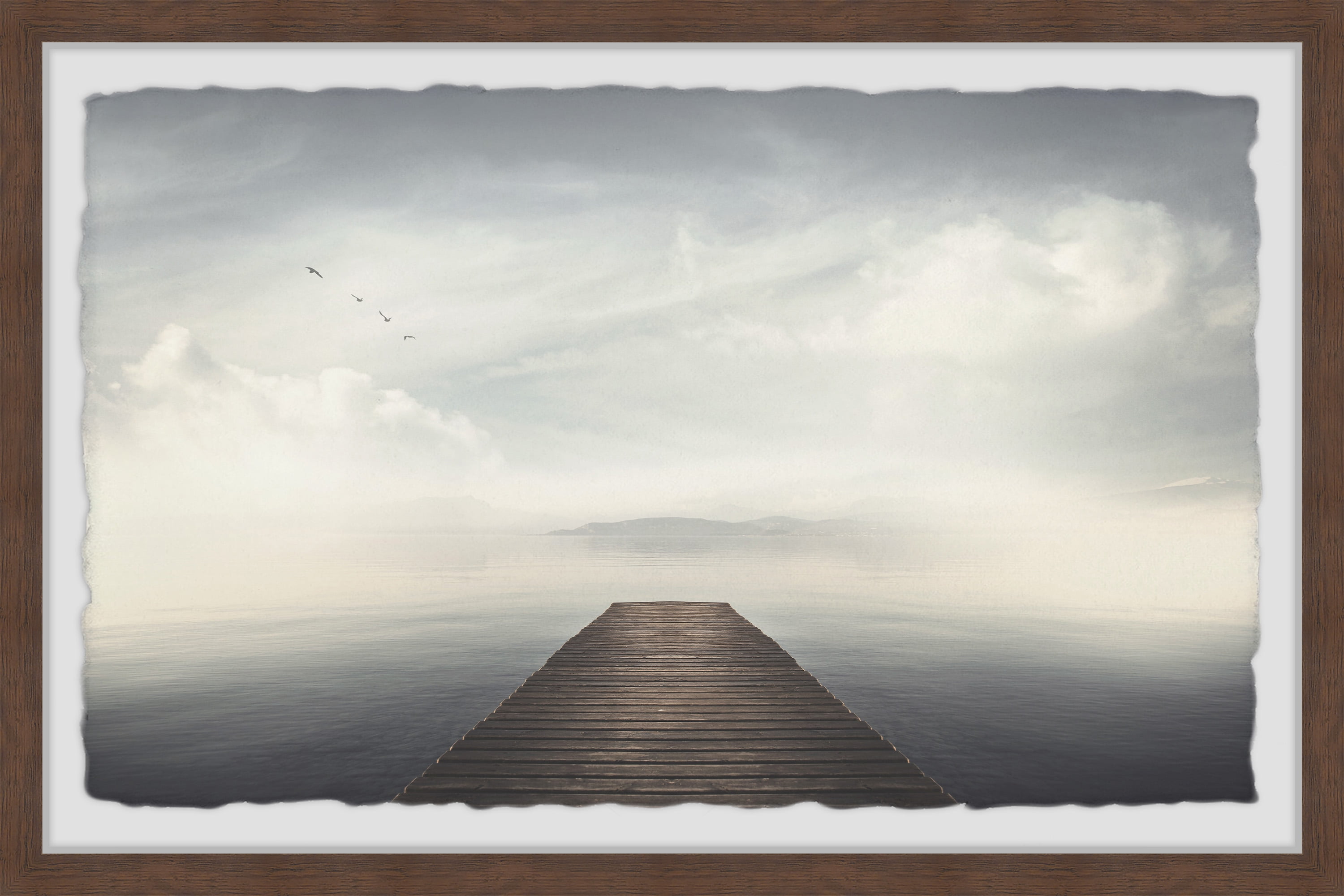 Marmont Hill Ocean's Dusk Framed Wall Art, 20" x 30"