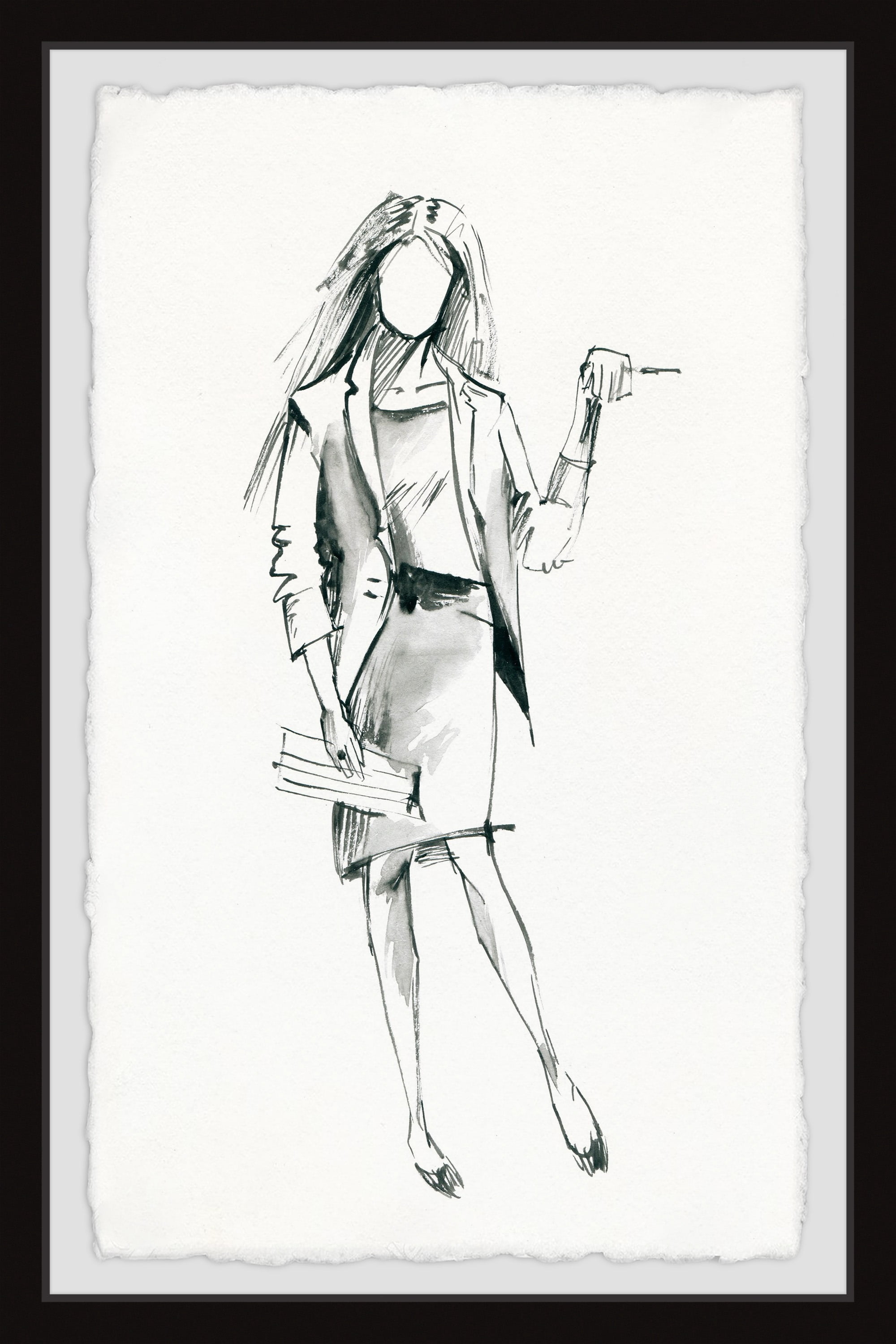 Marmont Hill Office Attire Framed Wall Art, 20.00" x 1.50"