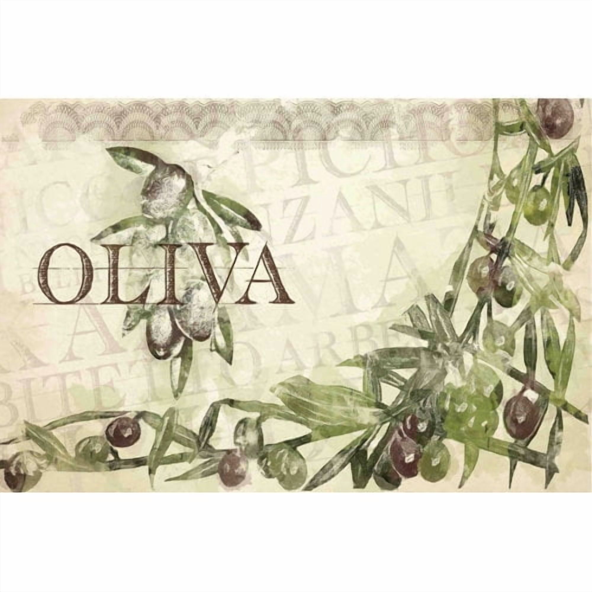 Marmont Hill "Olive" Painting Print on Canvas