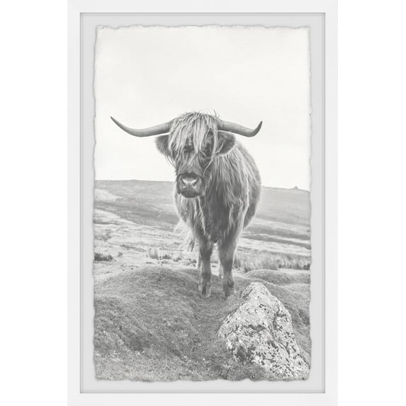 Marmont Hill On A Hill Framed Wall Art, 16.00" x 1.50"