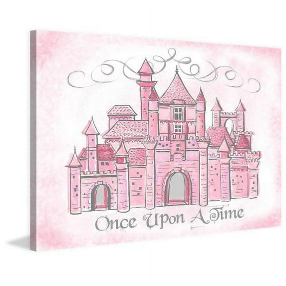 Marmont Hill "Once Upon a Time 2" by Reesa Qualia Painting Print on Wrapped Canvas