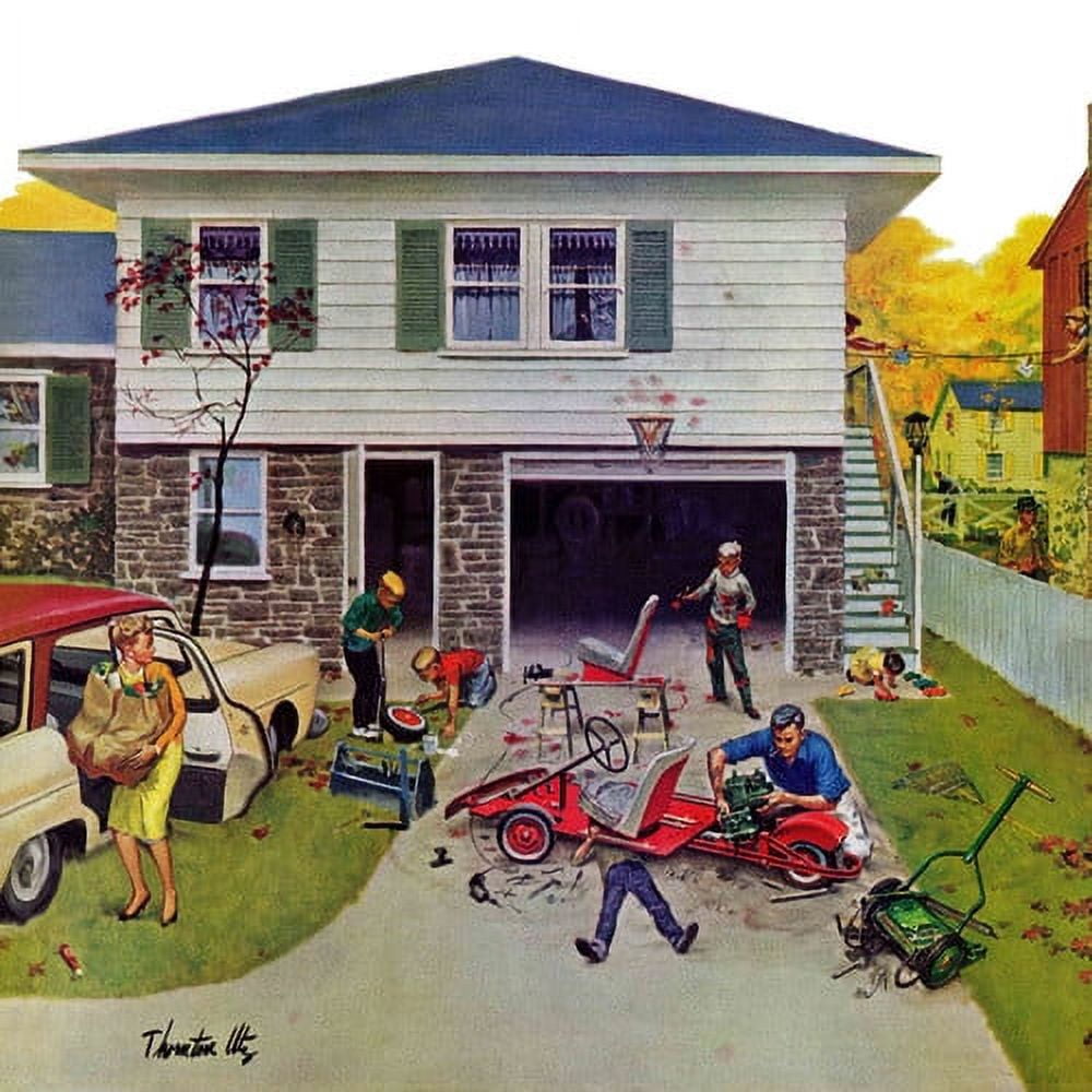 Marmont Hill "Ongoing Repair" Painting Print on Canvas