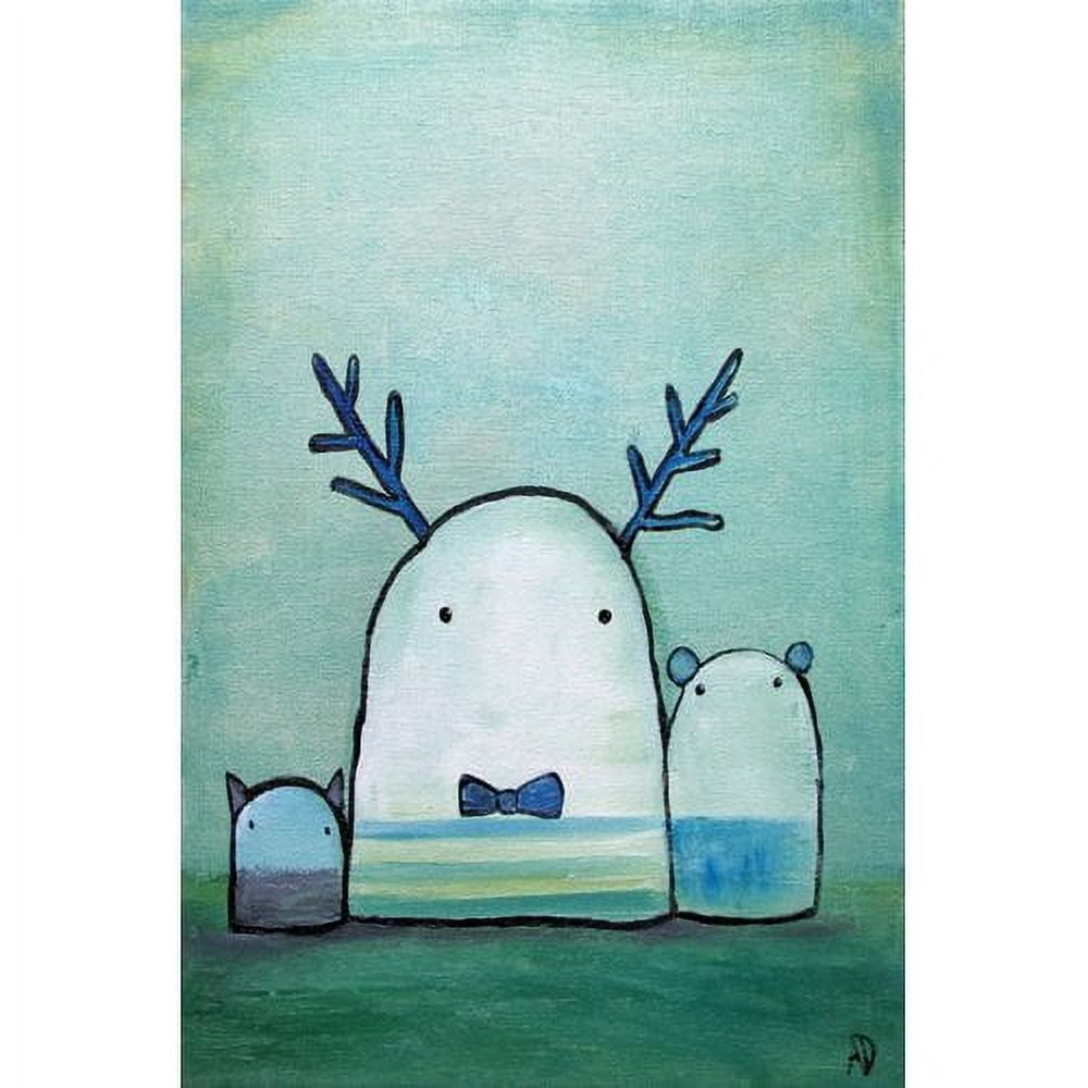 Marmont Hill "Oop Bop and Dawdle" by Andrea Doss Painting Print on Wrapped Canvas