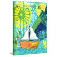 thumbnail image 1 of MARMONT HILL  - 'Orange Boat' by Jill Lambert Painting Print on Wrapped Canvas - Multi-Color 24 x 36, 1 of 5