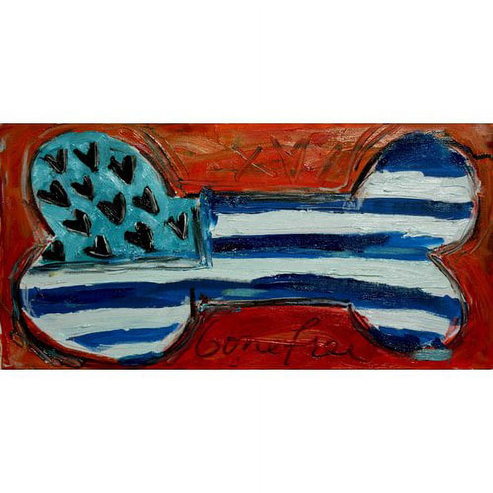 Marmont Hill "Orange Bone" by Tori Campisi Painting Print on Canvas