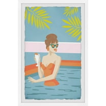 Marmont Hill Orange Dipping II Framed Wall Art