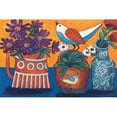 thumbnail image 1 of Marmont Hill "Orange and Blue Vases" Painting Print on Canvas, 1 of 5