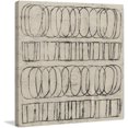 thumbnail image 1 of Marmont Hill "Ovals & Rectangles" Painting Print on Wrapped Canvas, 1 of 1