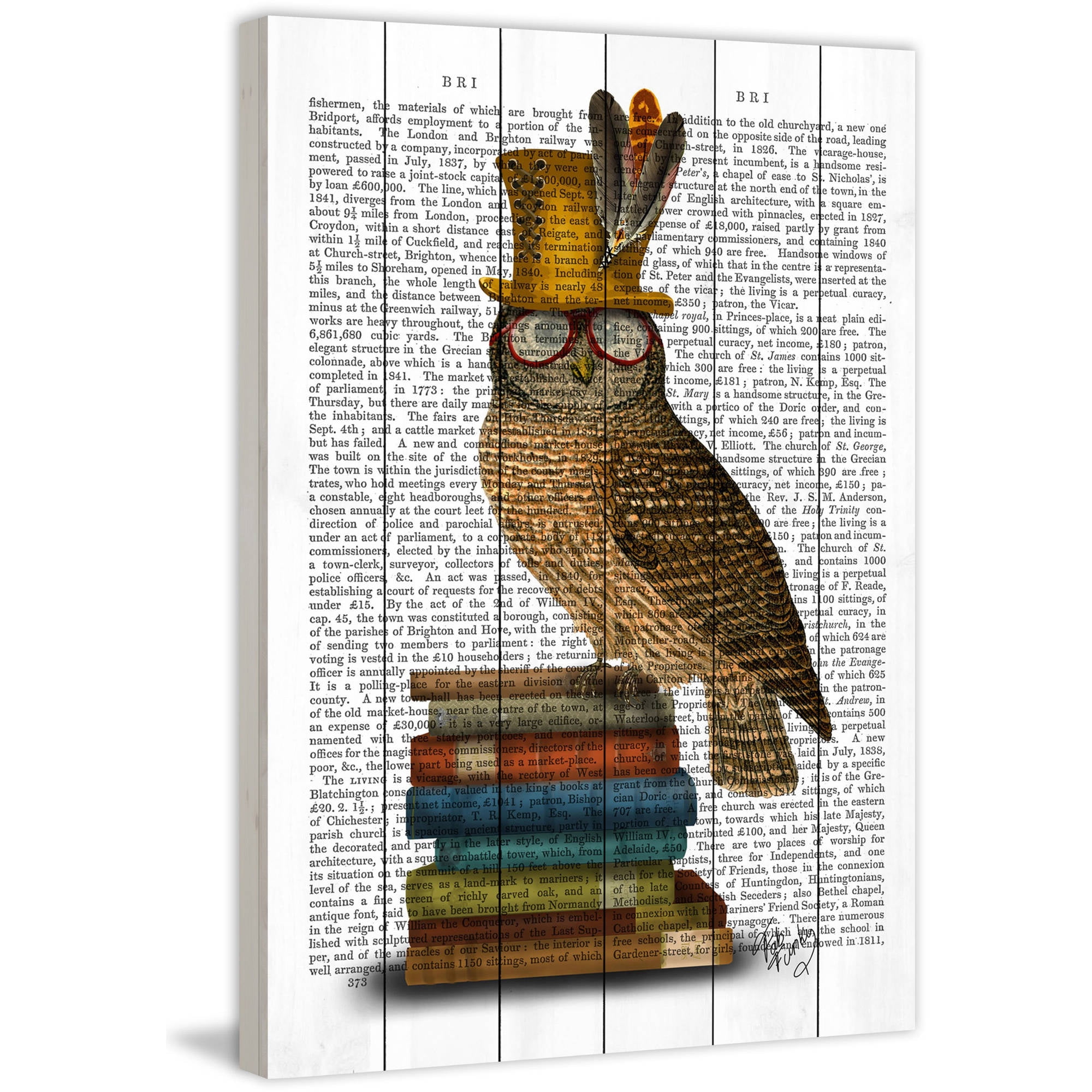 Marmont Hill "Ovals & Rectangles" Painting Print on Wrapped Canvas