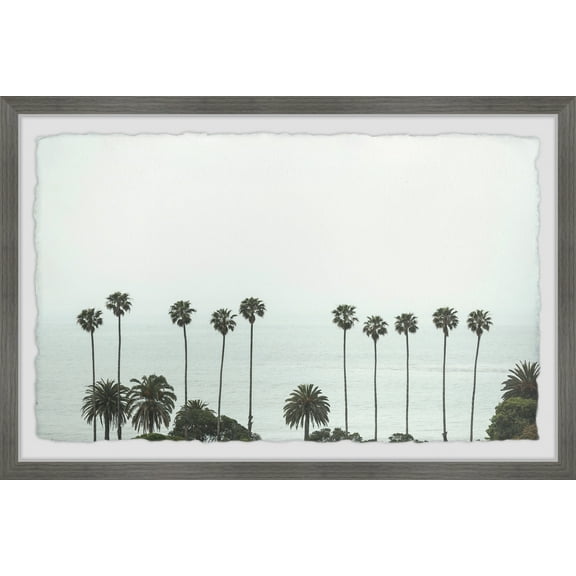Marmont Hill Overlooking Palm Trees Framed Wall Art, 8" x 12"