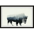 thumbnail image 1 of Marmont Hill Ox Silhouette Framed Wall Art, 1.50" x 24.00", 1 of 6