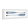 thumbnail image 1 of Marmont Hill Paddle Blues Framed Wall Art, 15" x 45", 1 of 5