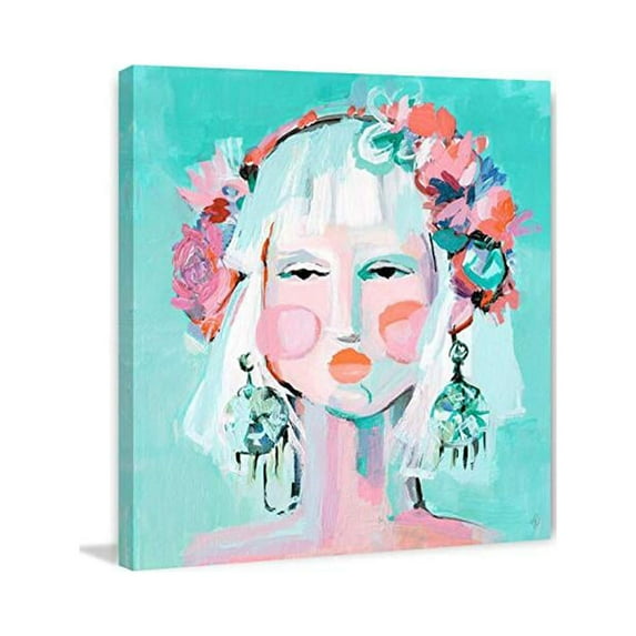 Marmont Hill Painted Pretty Painting Print on Wrapped Canvas
