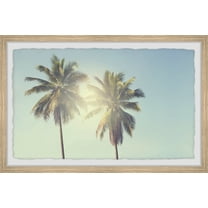 Marmont Hill Palm Tree Sunshine Framed Wall Art