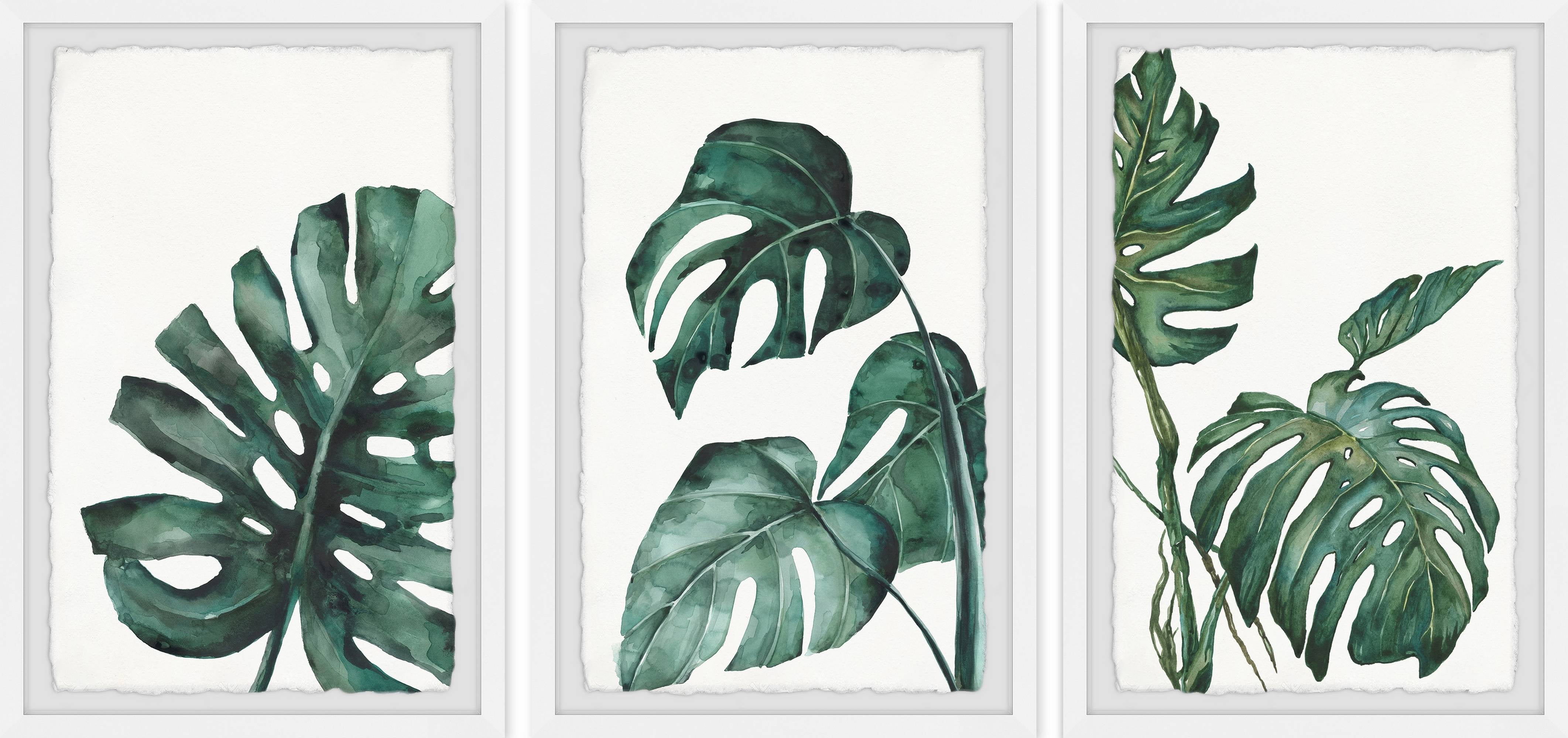 Marmont Hill Palmera White Triptych