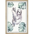 thumbnail image 1 of Marmont Hill Palms And Sloth Framed Wall Art, 8.00" x 1.50", 1 of 6