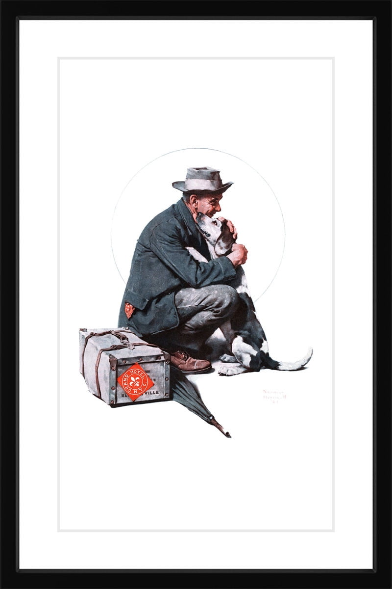 Marmont Hill Inc Norman Rockwell 'Pals' Marmont Hill Framed Art Print - Multi-color