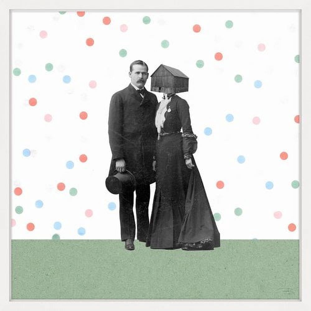 Marmont Hill "Pareja Piedras" by Bengoa Vazquez Framed Painting Print