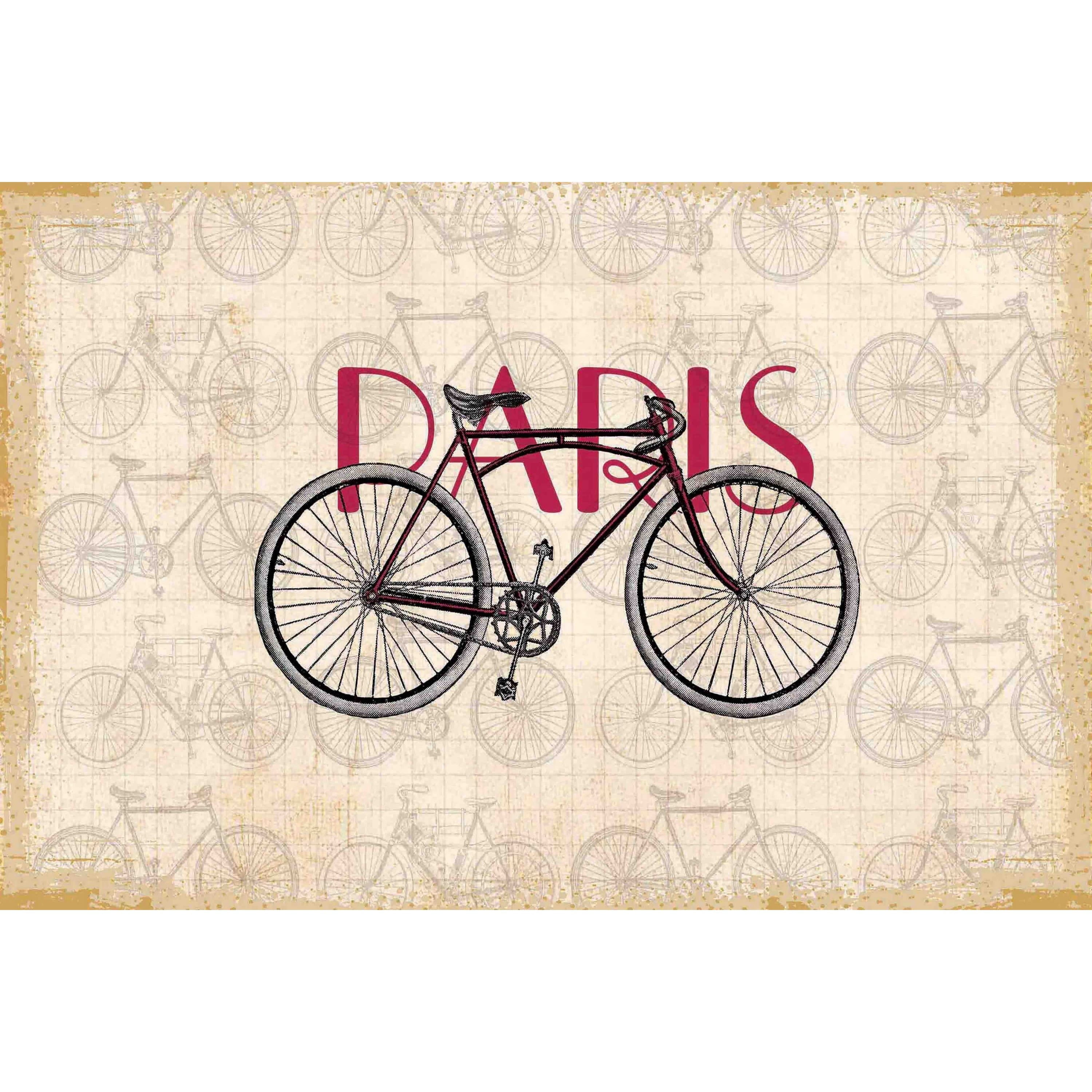 Marmont Hill "Paris Bike" Painting Print on Canvas