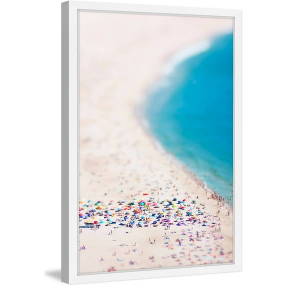 Marmont Hill "Party on the Beach" by Ingrid Beddoes Framed Painting Print