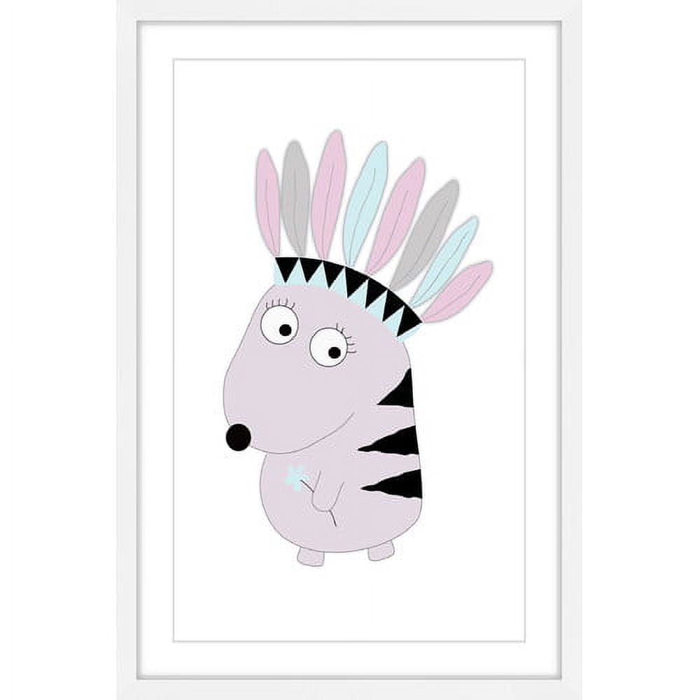 Marmont Hill "Pastel Feathers" by Katarina Snygg Framed Painting Print