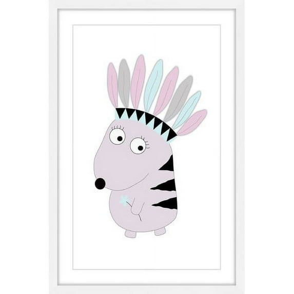 Marmont Hill "Pastel Feathers" by Katarina Snygg Framed Painting Print