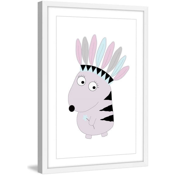 Marmont Hill "Pastel Feathers" by Katarina Snygg Framed Painting Print