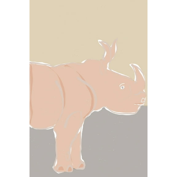 Marmont Hill Pastel Zoo I Canvas Wall Art