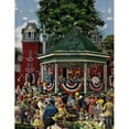 thumbnail image 1 of Marmont Hill "Patriotic Band Concert" by Stevan Dohanos Painting Print on Canvas, 1 of 7