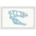 thumbnail image 1 of Marmont Hill Patterned Dino Skull Framed Wall Art, 45.00" x 1.50", 1 of 6