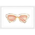 thumbnail image 1 of Marmont Hill "Peach Sunglasses" by Christine Lindstrom Framed Painting Print, 1 of 5