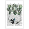 thumbnail image 1 of Marmont Hill "Penguin in Hammock" Framed Painting Print, 1 of 1