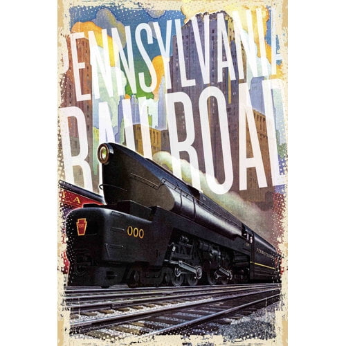 Marmont Hill "Pennsylvania Railroad" Painting Print on Canvas