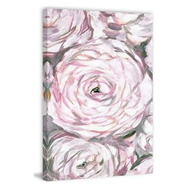 Marmont Hill Peonies Spotlight Painting Print on Wrapped Canvas