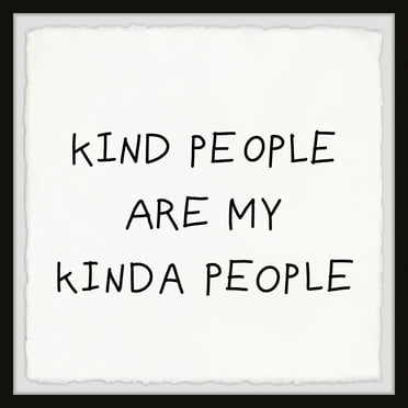 Marmont Hill People's Quote Framed Wall Art