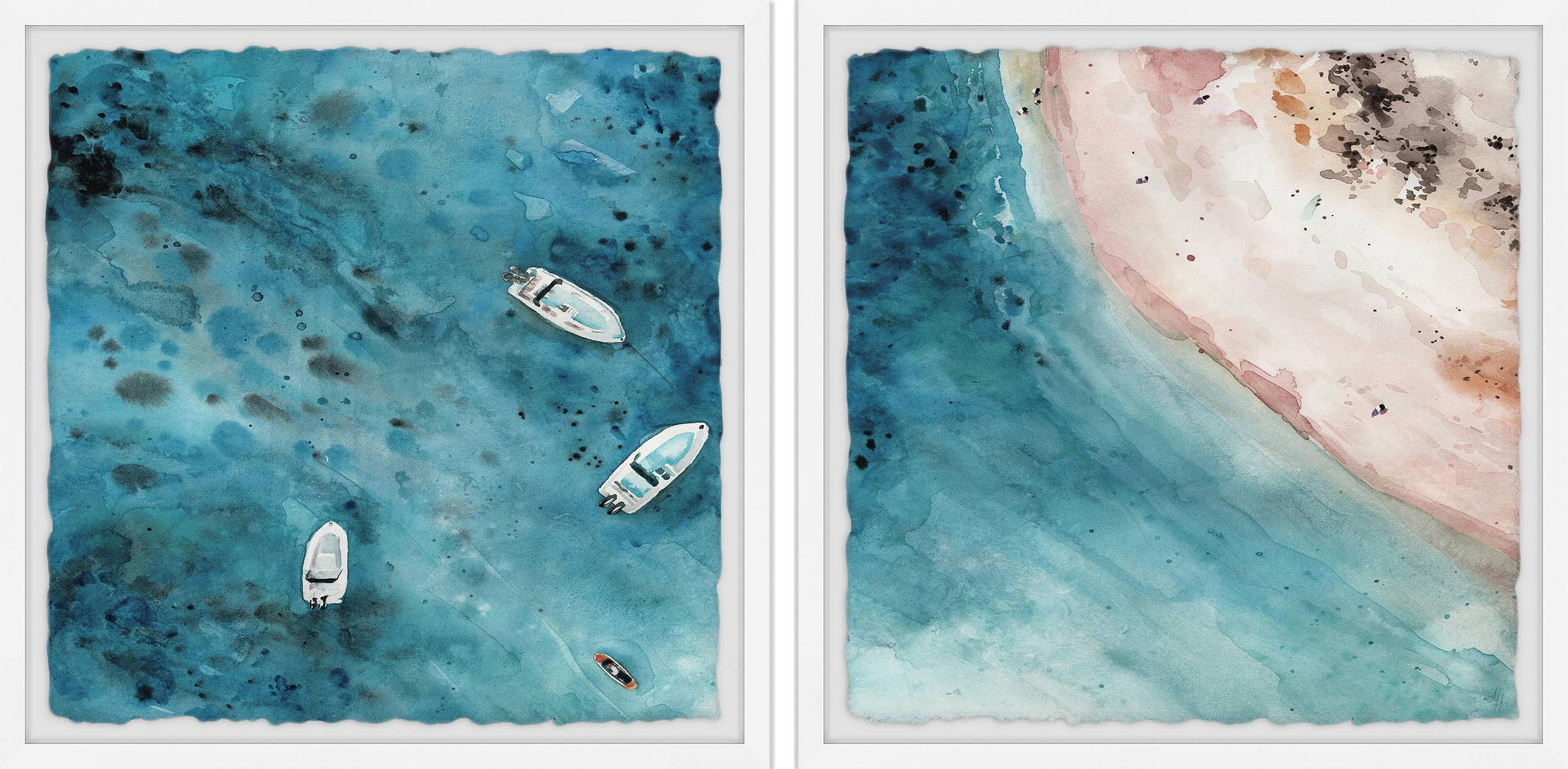 Marmont Hill Perfect Getaway Diptych, Art Prints 64.00" x 1.50"