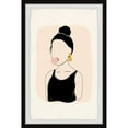 thumbnail image 1 of Marmont Hill Perfect Hair Bun Framed Painting Print, 1 of 5
