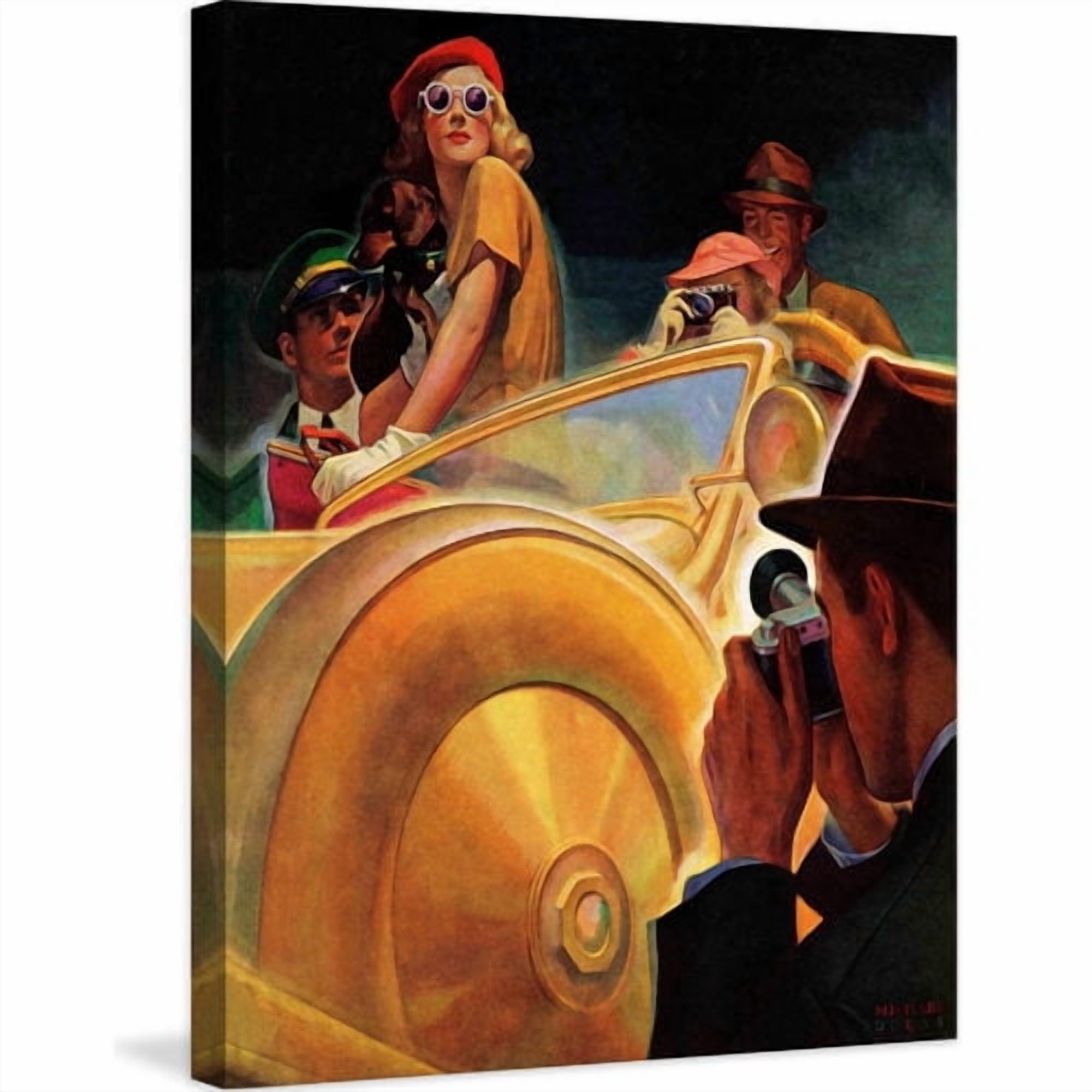 Marmont Hill "Photo Opportunity" by Michael Dolas Painting Print on Canvas