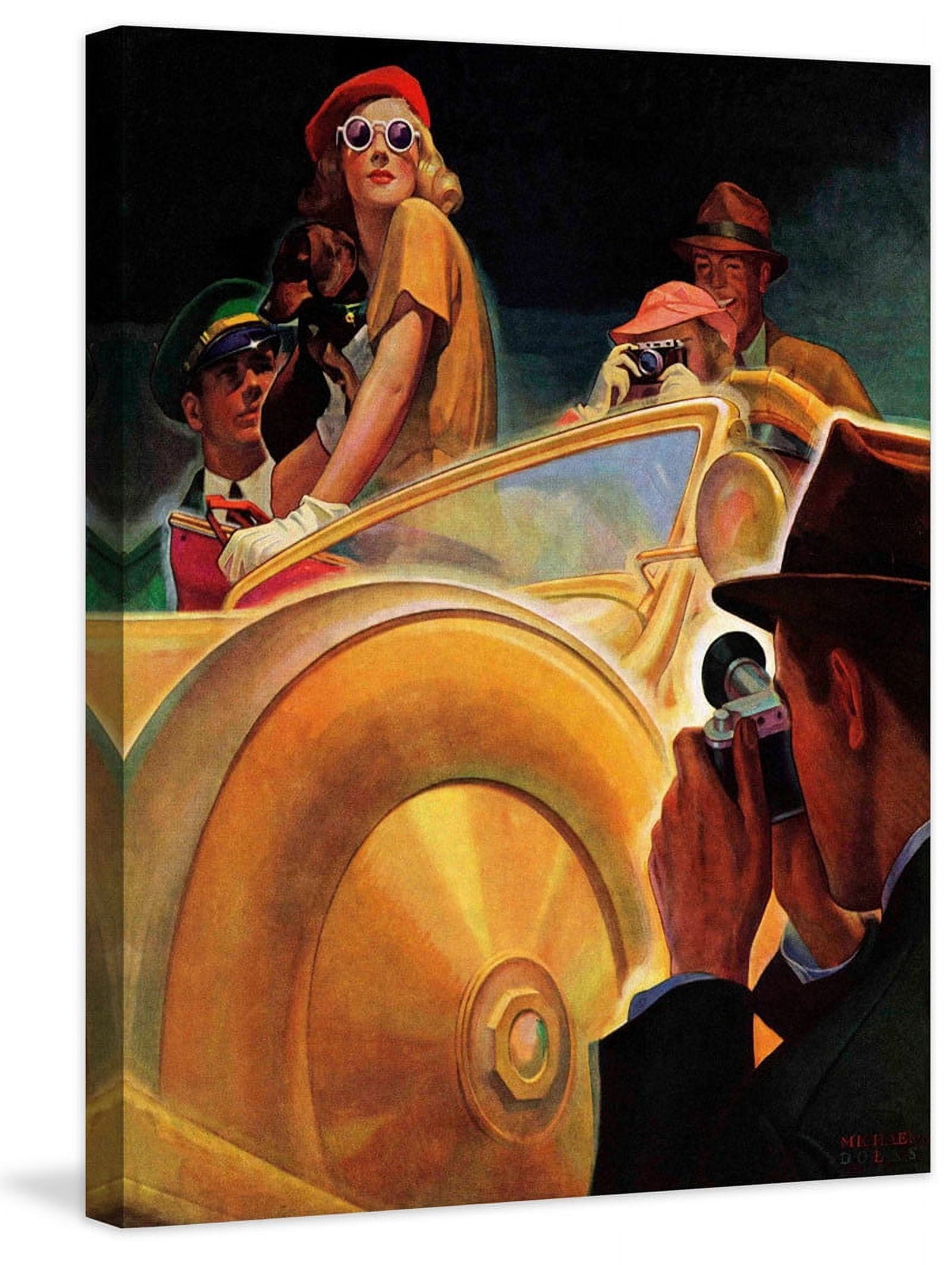 Marmont Hill "Photo Opportunity" by Michael Dolas Painting Print on Canvas
