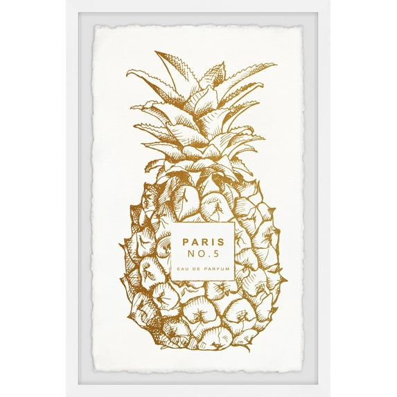 Marmont Hill Pine Gold Ii By Amanda Greenwood Framed Wall Art, 20.00" x 1.50"